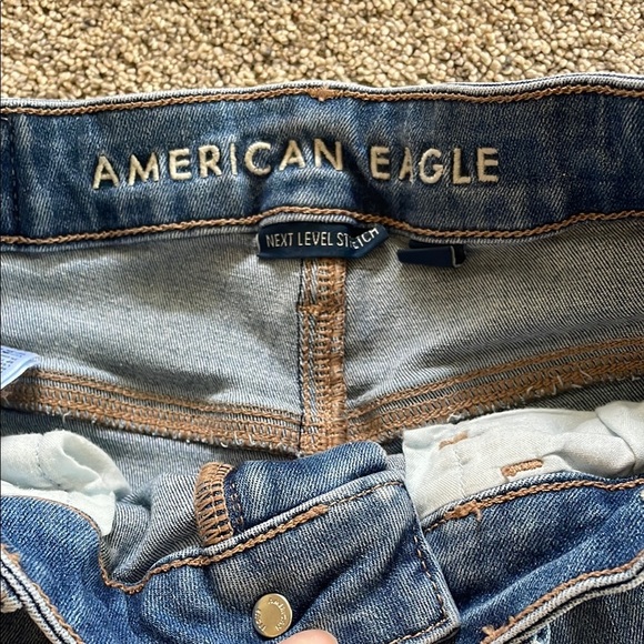 ⭐️ 3/$20 American Eagle Outfitters Blue Skinny Jeans Classic Denim - Picture 2 of 5